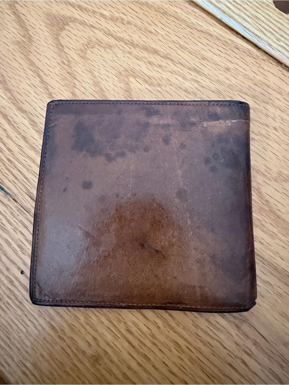 Vintage Coach Brown Leather Bi-Fold Wallet